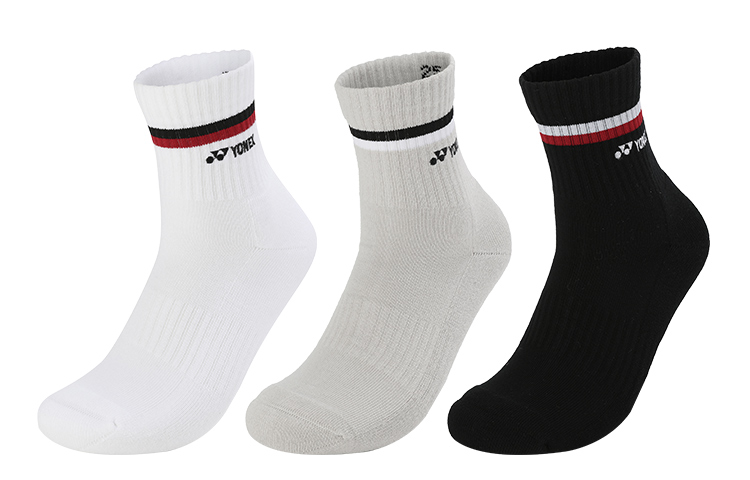 YONEX Crew Socks Women's 3 Pack Mixed Color