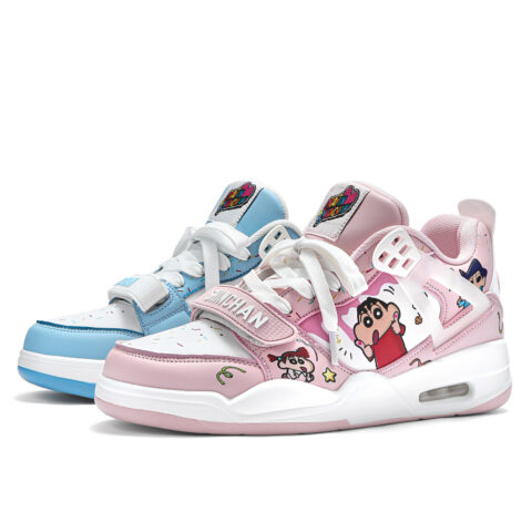 Crayon Shinchan High top Vintage Basketball Shoes Unisex