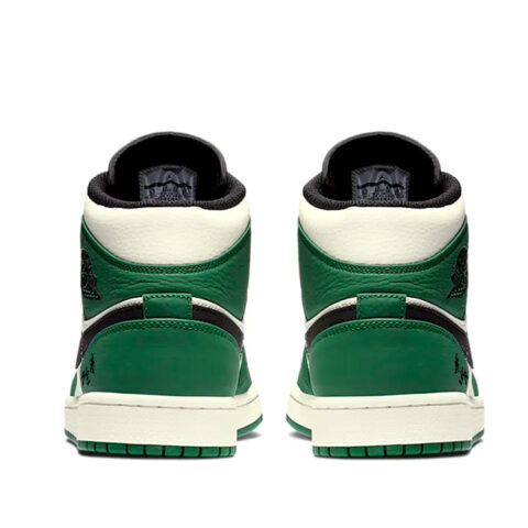 Jordan Air Jordan 1 Vintage Basketball Shoes Men’s Mid Top White/Green