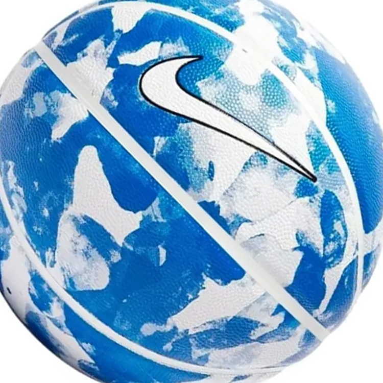 Nike Rubber Basketball Blue White Size 7 Ball Training Unisex
