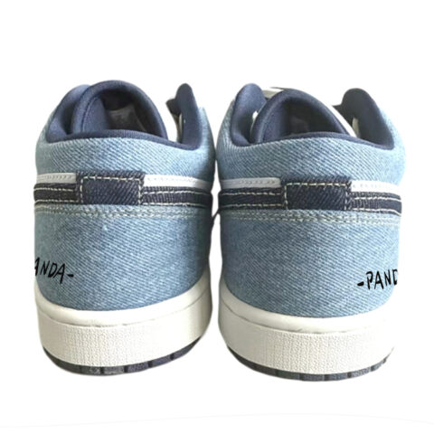 Jordan Air Jordan 1 Vintage Basketball Shoes Men’s Low Top White/Blue