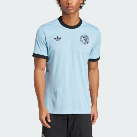 Adidas Originals ANNIVERSARY Soccer Jersey Men’s Clear Blue/Black