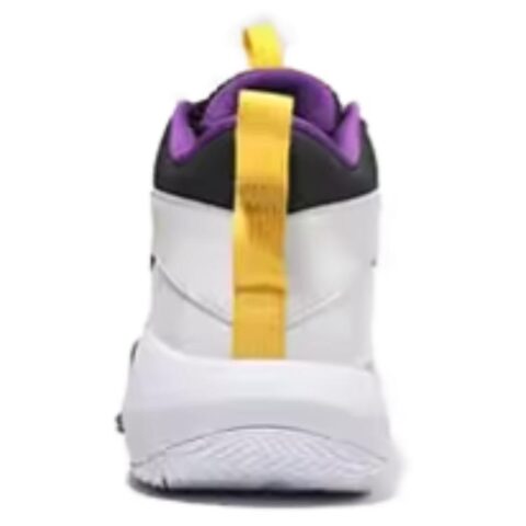 PEAK Mid top Basketball Shoes Men’s White Purple