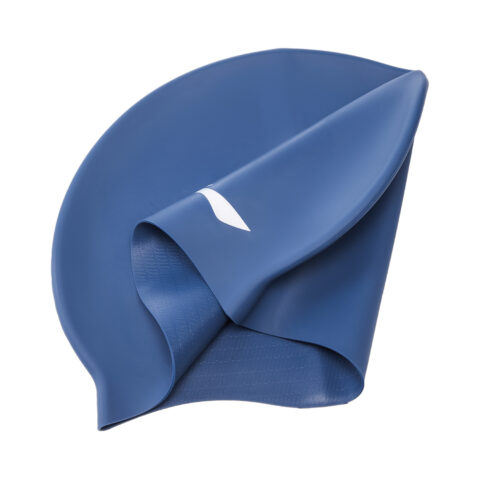 Li Ning Swim Collection Swimming Caps Silicone Swim Unisex F New Denim Blue