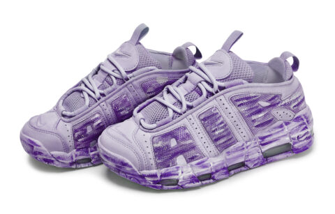 Nike Air More Uptempo Vintage Basketball Shoes Unisex Low Top Purple