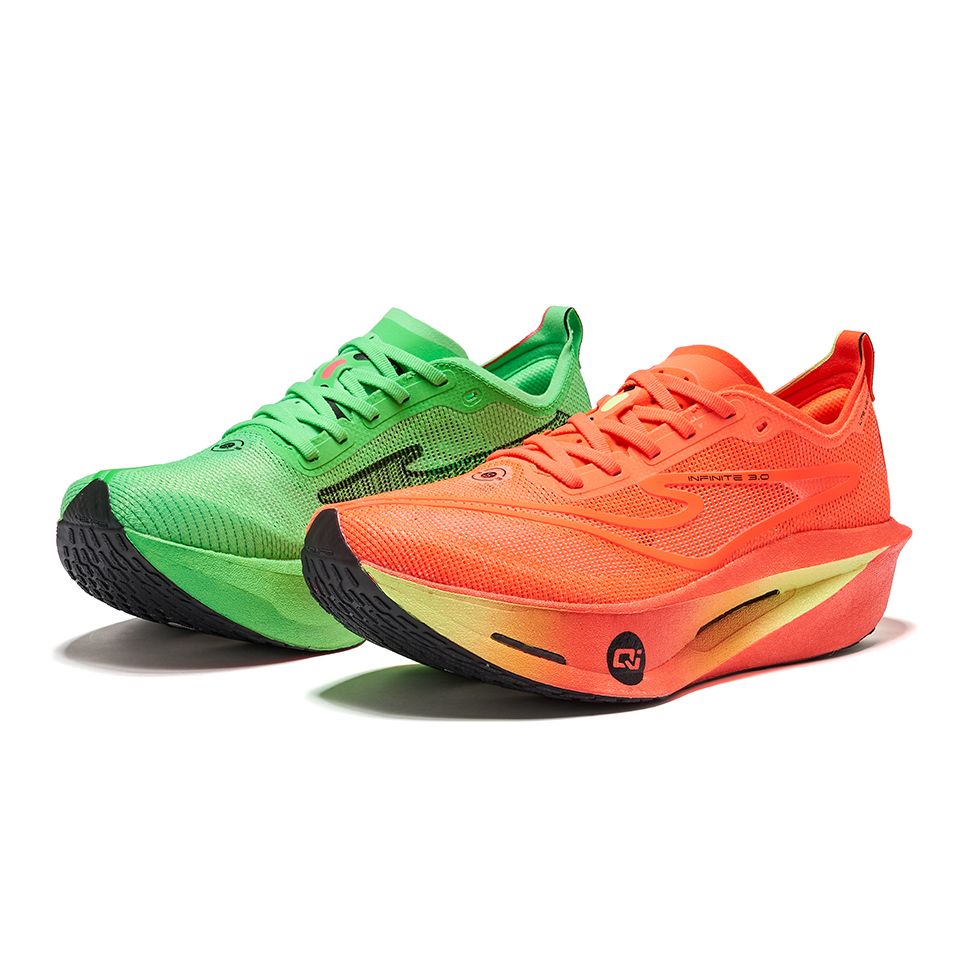 Erke Blue World 3.0 Running Shoes Men’s Low Top Neon Coral Red