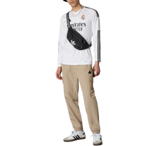 adidas Real Madrid 24/25 Long Sleeve Home Jersey White