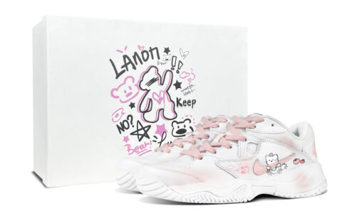 Nike Court Lite 2 Pink Kitten Special Box Textile, Synthetic Leather Abrasion Resistant Abrasion Resistant Low top