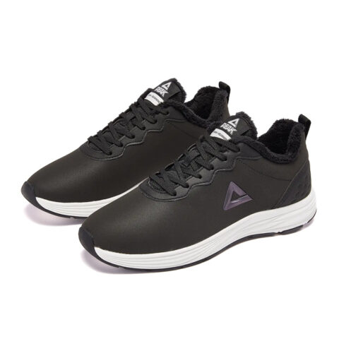 PEAK Long Staple Cotton Shoes, Thermal Fleece Lined, Waterproof Slip Resistant Abrasion Resistant Cushioning Low top