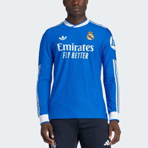 Adidas Free Shipping With AdiClub Real Madrid 25/26 Long Sleeve Third Authentic Jersey