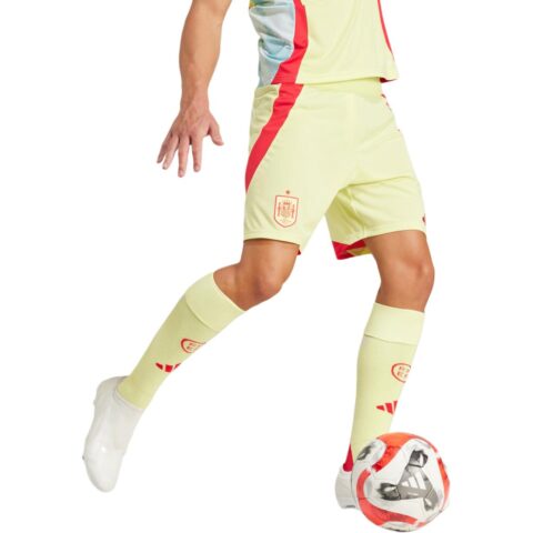 Adidas Spain 24 Away Shorts Soccer Bottom Fan Edition, Spain, Away Men’s Yellow