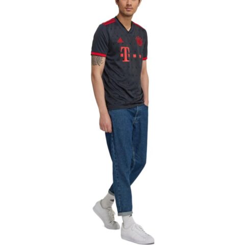 Adidas Soccer Jerseys Men’s Night Sky Gray Moderate Straight Fit