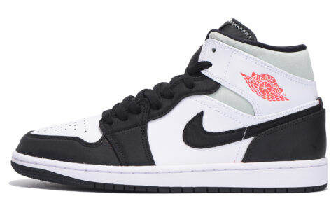 Jordan Air Jordan 1 Slip Resistant Abrasion Resistant Low top Vintage Basketball Shoes Men’s Black White
