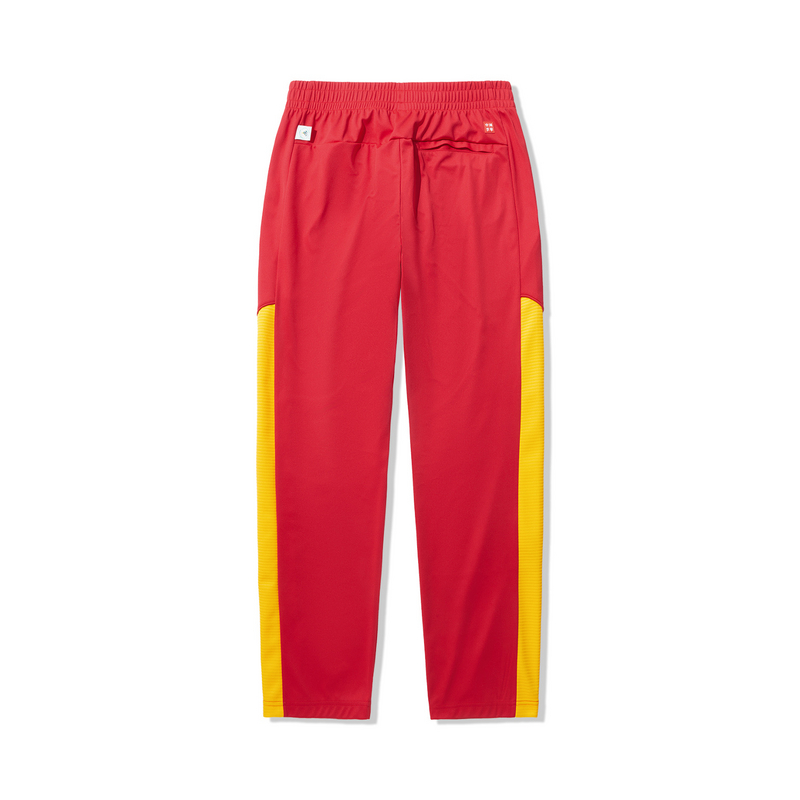 Li Ning Sports Pants Men’s Honor Red Spectrum Yellow