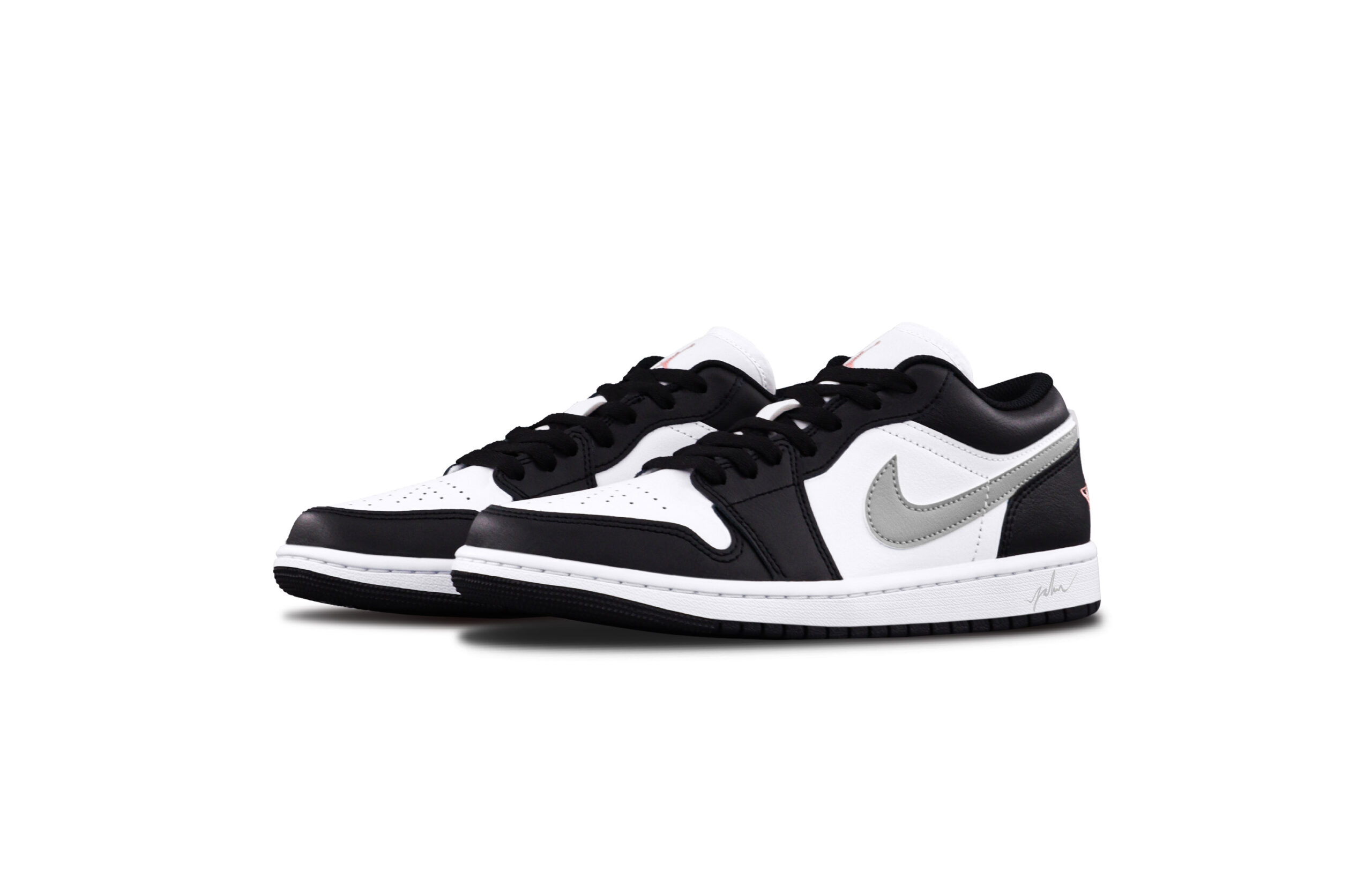 Jordan Air Jordan 1 Abrasion Resistant Low top Vintage Basketball Shoes Unisex Black