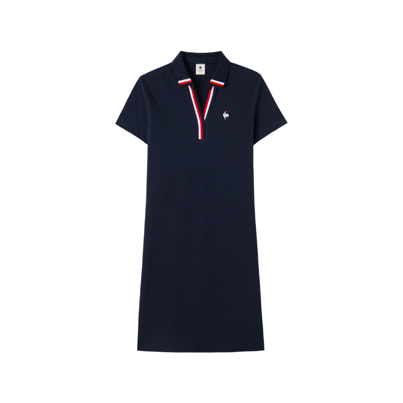 Le Coq Sportif Short Sleeved Dress Women's Navy Blue