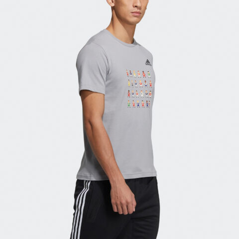 Adidas Soccer Jerseys Men’s Gray Moderate Straight Fit