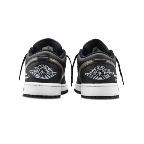 Jordan Air Jordan 1 ‘Dark Roast’ Abrasion Resistant Low top Vintage Basketball Shoes Men’s Black Brown