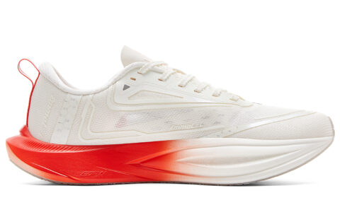 PEAK Double Breath 2.0 Cushioning Breathable Anti Rollover Low top Running Shoes Men’s Ivory Orange