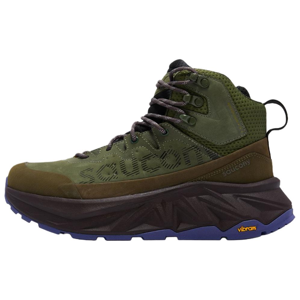 Saucony TRIGON ULTRA Speed Rebound Mid top Running Shoes Unisex Green