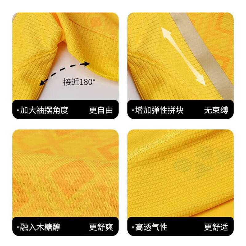 YONEX Badminton Jerseys Men’s 10664 Kerria Yellow Crew Neck Thin