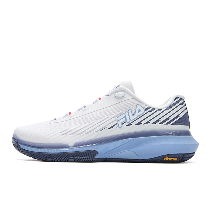 FILA ACE Cushioning Abrasion Resistant Coverage Lightweight Low top Tennis Shoes Women’s White Blue