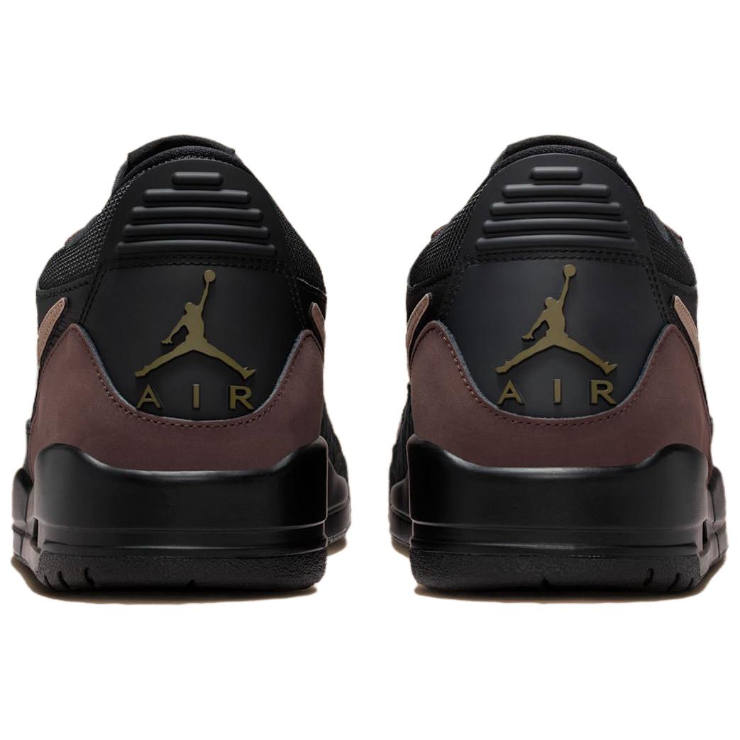 Jordan Legacy 312 Low top Vintage Basketball Shoes Men’s Black Brown