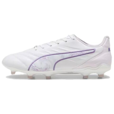 PUMA King Pro AG Artificial Ground FG Firm Ground Firm Ground Soccer Shoes Women’s White
