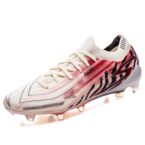 Saibi FG Firm Ground Artificial Turf Cushioning Abrasion Resistant Cushioning, Wear Resistant Soccer Shoes Men’s