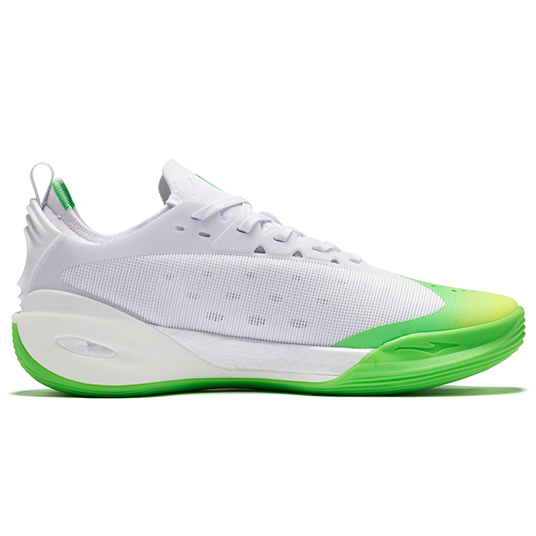 Erke Humble 2.0 Cushioning Support Low top Basketball Shoes Men’s White Green