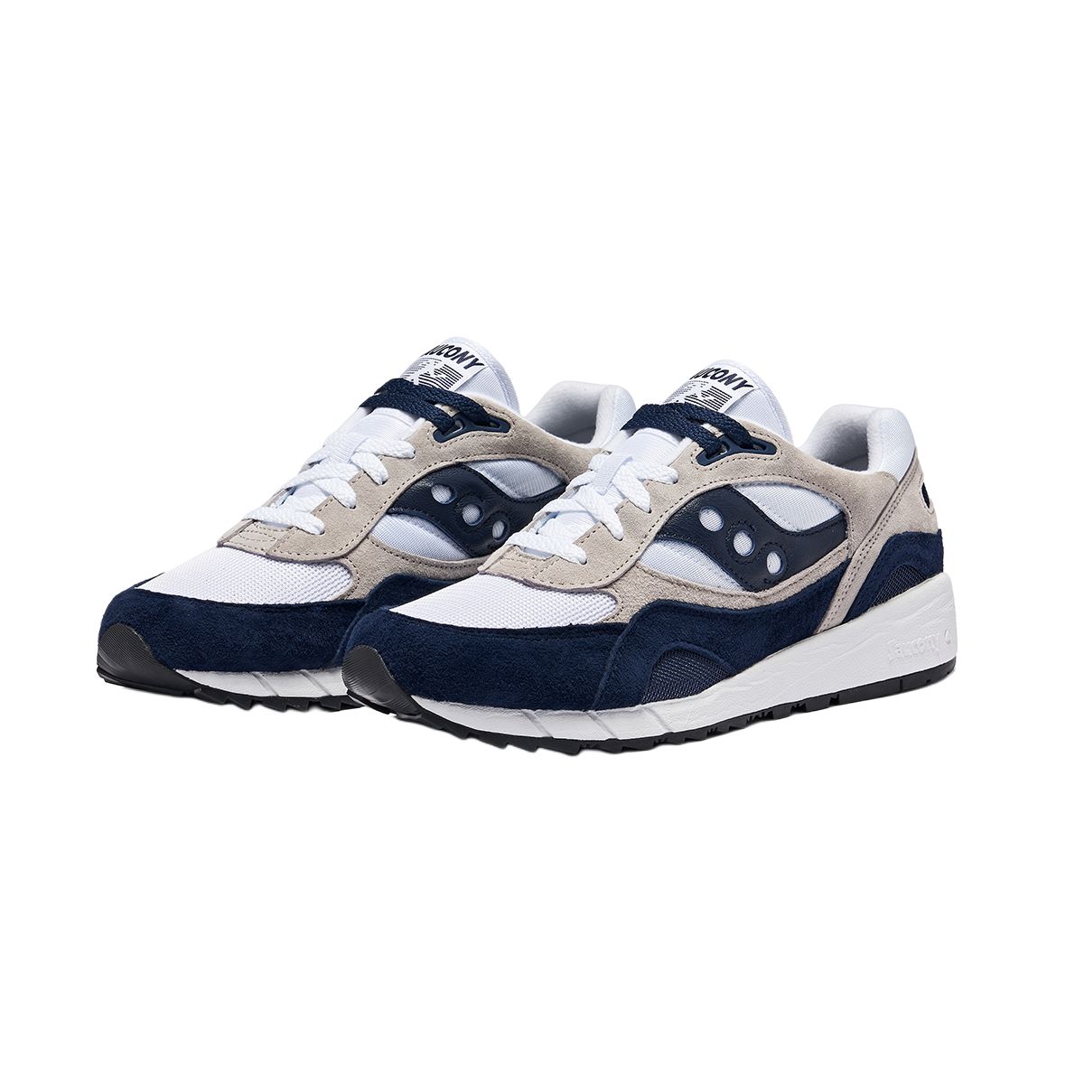 Saucony Low top Running Shoes Unisex White Dark Blue