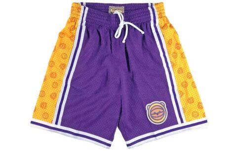 Mitchell Ness x Ozuna Bear Basketball Shorts Unisex Purple