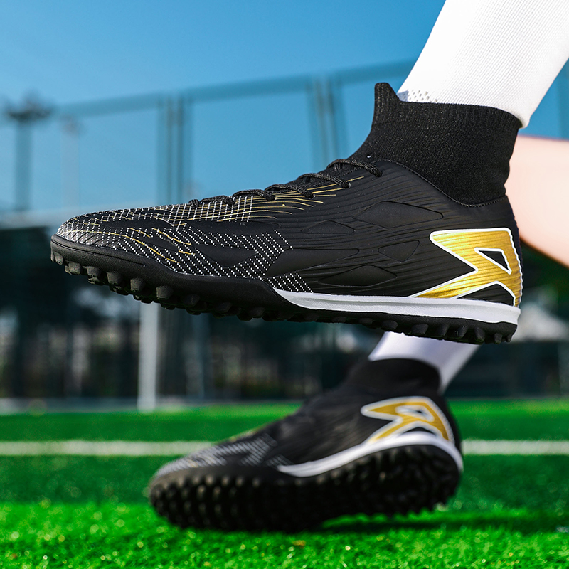 BIANSULONG TF Turf Natural Grass Cushioning Slip Resistant Abrasion Resistant Soccer Shoes Unisex