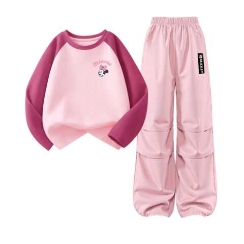 Disney Kids Casual Sportswear Crew Neck Moderate