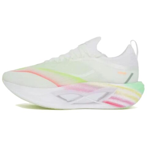 XTEP Colorful Cloud Fabric Slip Resistant Abrasion Resistant Low top Casual Running Shoes Women’s White Green