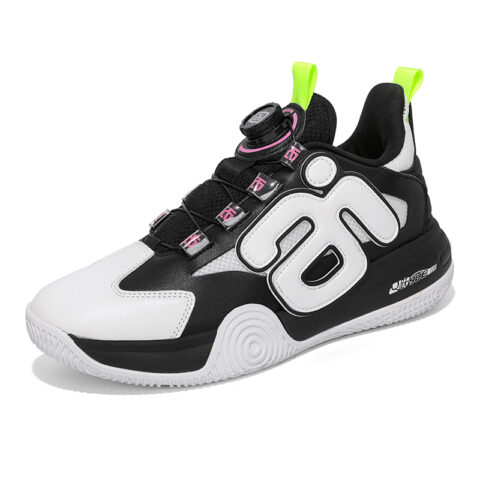 IVERSON Basketball Shoes Unisex Low Top Black White Pink