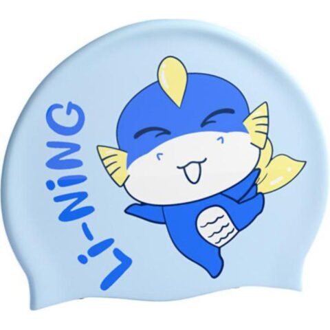 Li Ning Swimming Caps Silicone Swim Kids'