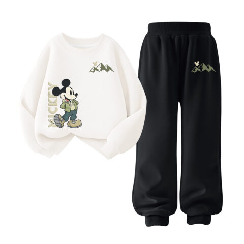 Disney Kids Casual Sportswear Crew Neck Moderate