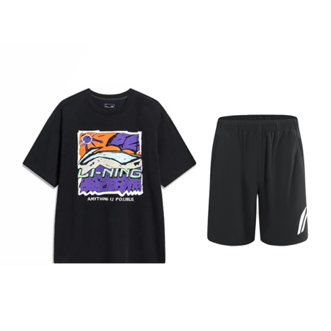 Li Ning Casual Sportswear Unisex Black