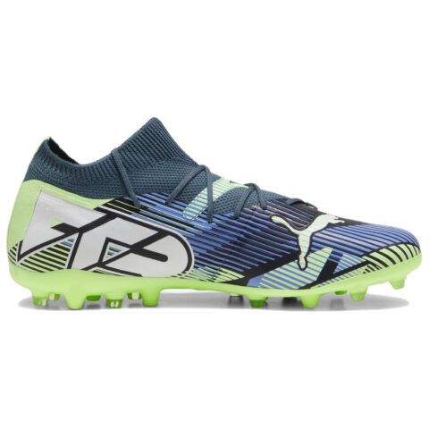 PUMA FUTURE 7 MATCH Fabric Cushioning Soccer Shoes Men’s Gray Green