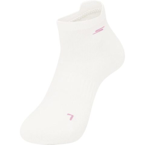 Skechers Wilderness Outdoor Collection Comfortable Sports Collection Ankle Socks Women’s 2 Pack White/Glacier Gray 05U9