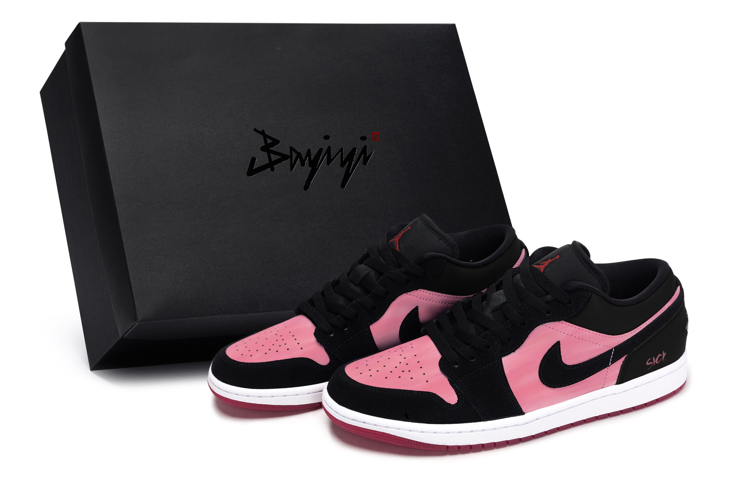 Jordan Air Jordan 1 Vintage Basketball Shoes Unisex Low Top Pink