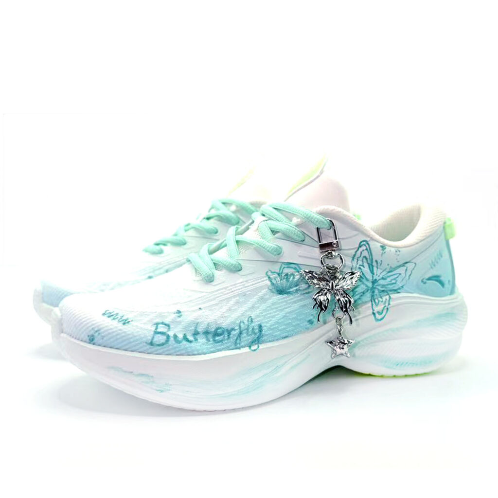 Anta Leaf 5.0 Cushioning Abrasion Resistant Lightweight Low top Casual Running Shoes Women’s Teal