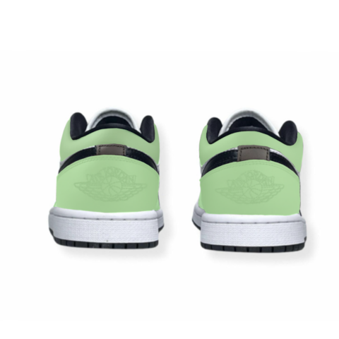 Jordan Air Jordan 1 Cushioning Slip Resistant Low top Vintage Basketball Shoes Women’s Lime