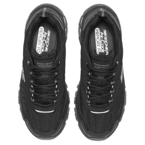 Skechers Abrasion Resistant Grip Low top Hiking Shoes Women’s Charcoal Black