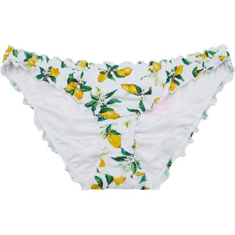 Victoria's Secret Swimming Shorts Women's Lemon Print