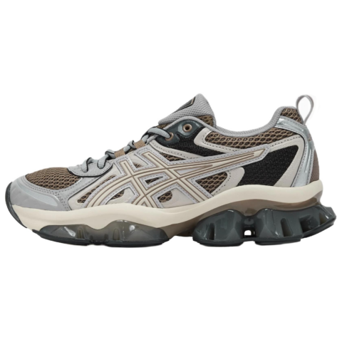 ASICS GEL Quantum Kinetic Low top Casual City Commuting Running Shoes Unisex Brown Beige
