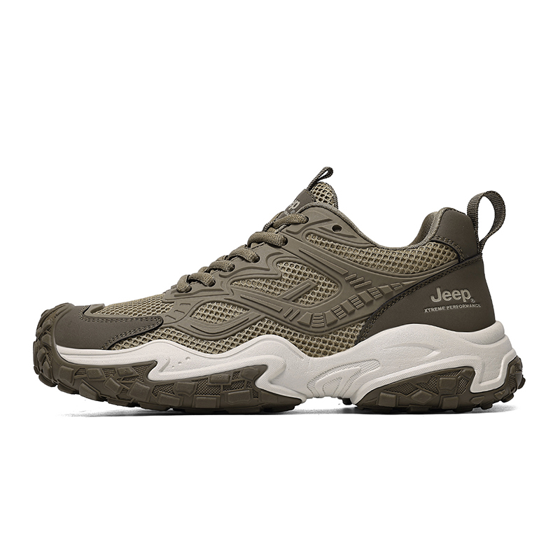 Jeep Low top Hiking Shoes Men’s Khaki