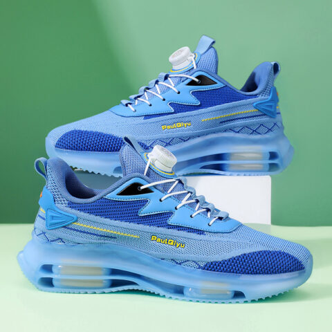 MEKY Cushioning Breathable Height Increasing Low top Casual Training Sprint Running Shoes Men’s