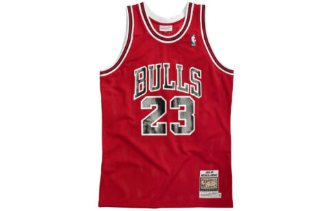 Mitchell Ness Basketball Jersey Men’s Red